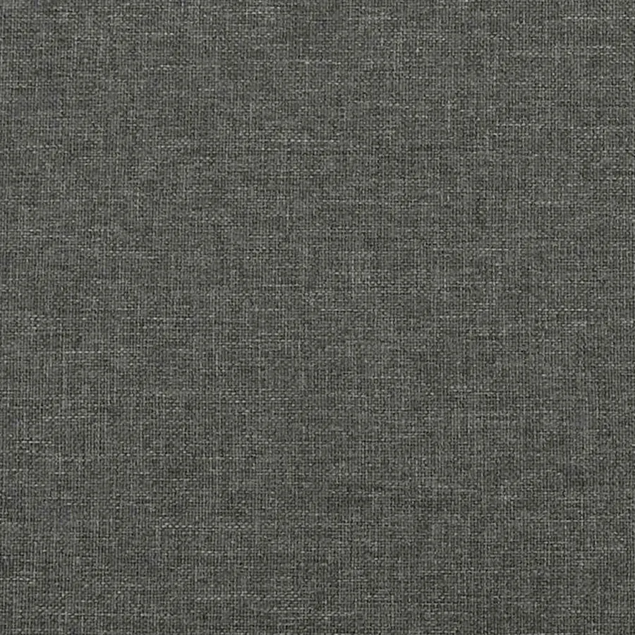 Cadre de lit sans matelas gris foncé 120x200 cm tissu - 8