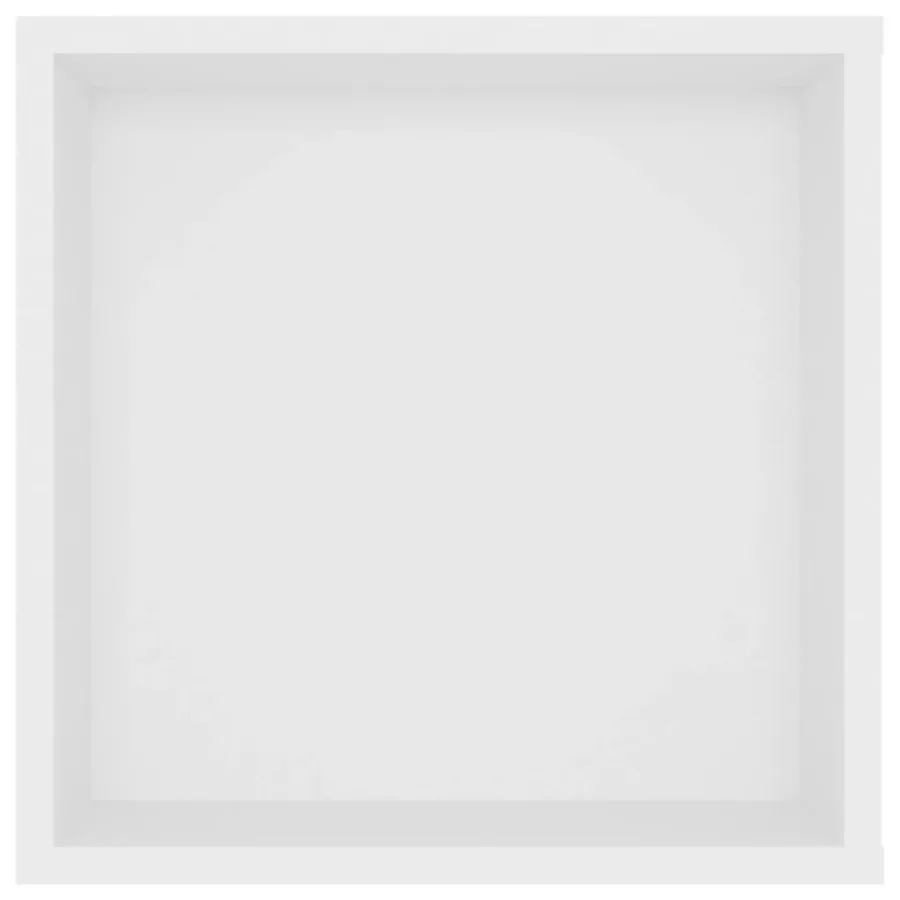 Meuble TV mural Blanc 102x35x35 cm Bois d’ingénierie - 5
