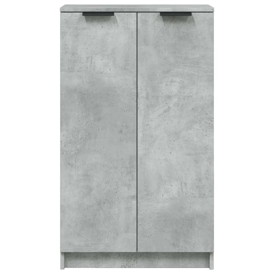 Armoire à chaussures Gris béton 59x35x100,5 cm Bois d'ingénierie - 4