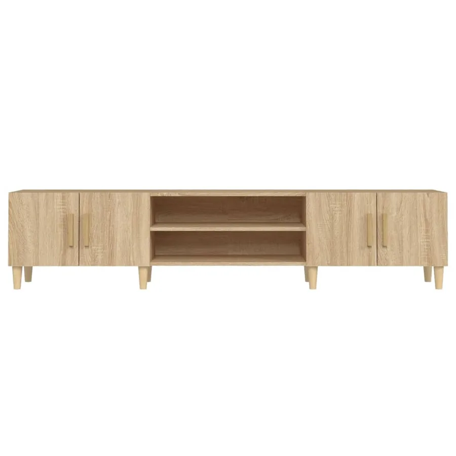 Meuble TV Chêne Sonoma 180x31,5x40 cm Bois d'ingénierie - 6