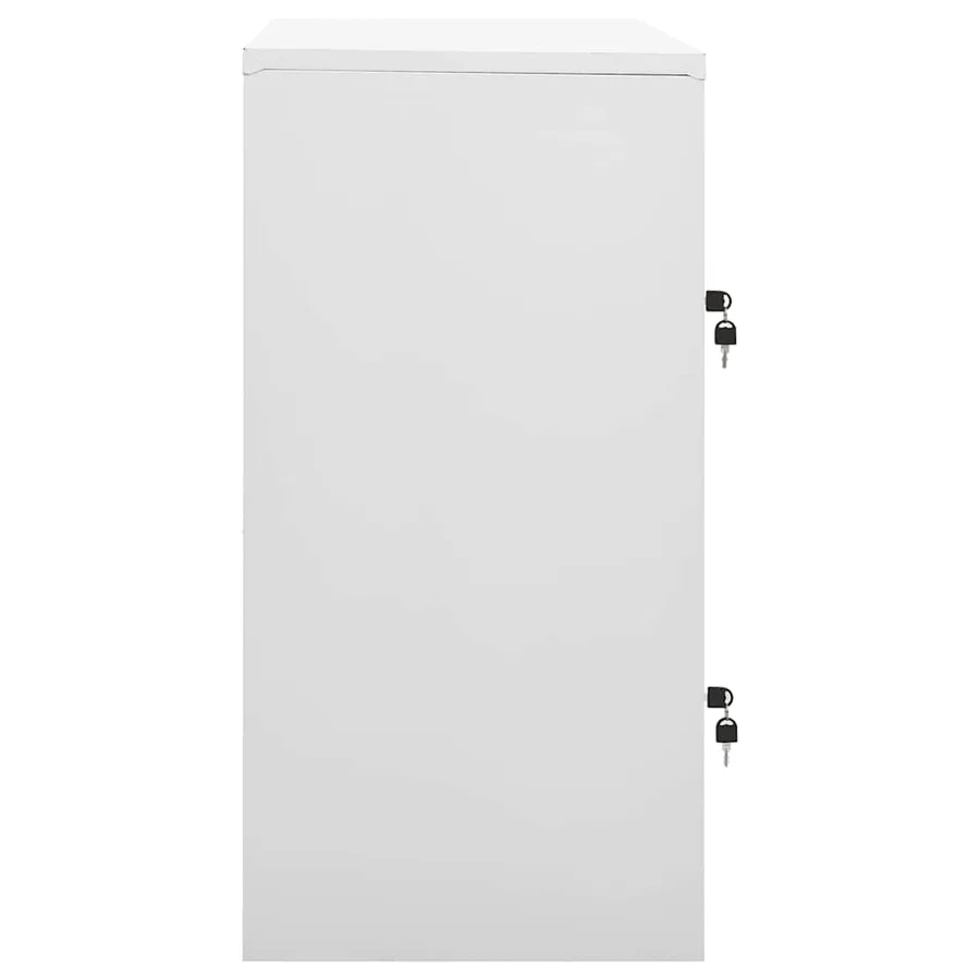 Armoires à casiers 5 pcs Gris clair 90x45x92,5 cm Acier - 4