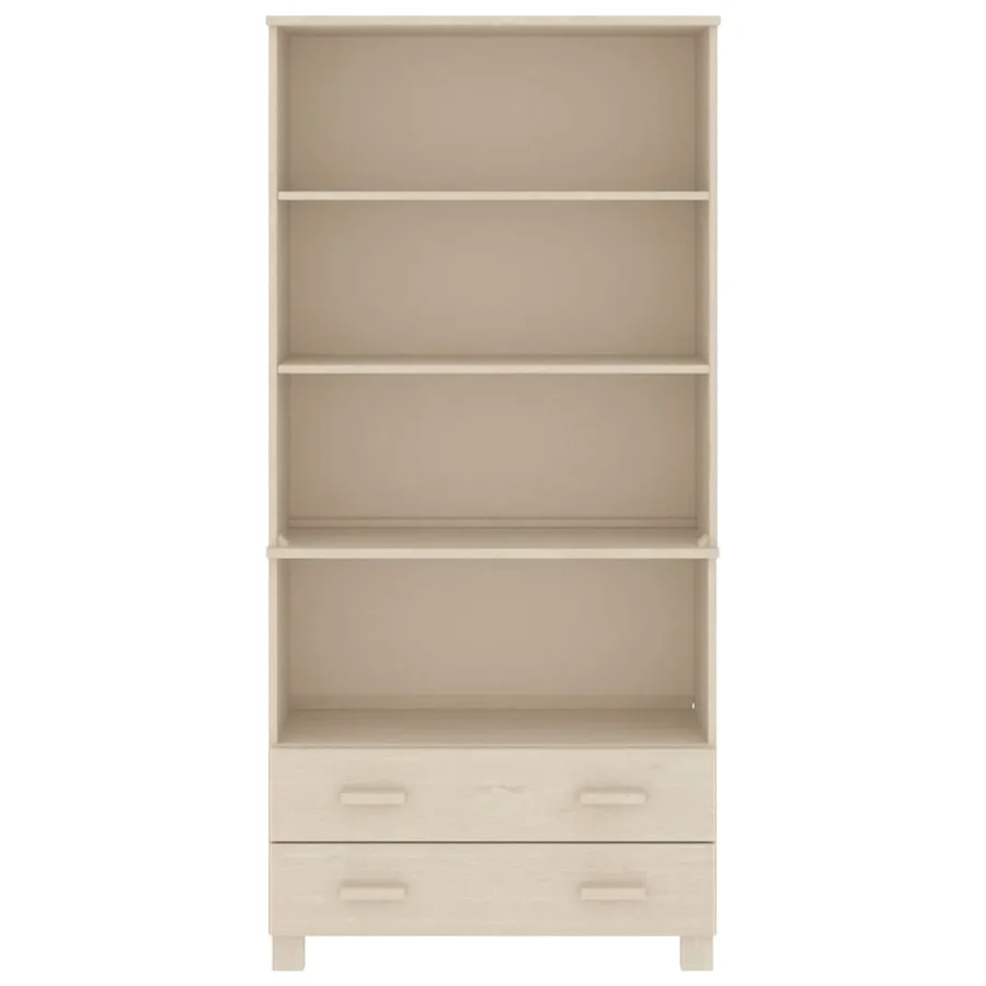 Buffet HAMAR Bois massif de pin Marron miel - 3