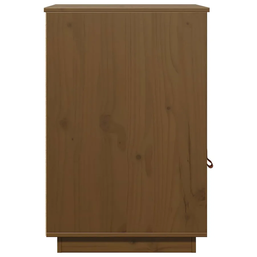 Armoire de bureau Marron miel 40x50x75 cm Bois massif de pin - 7