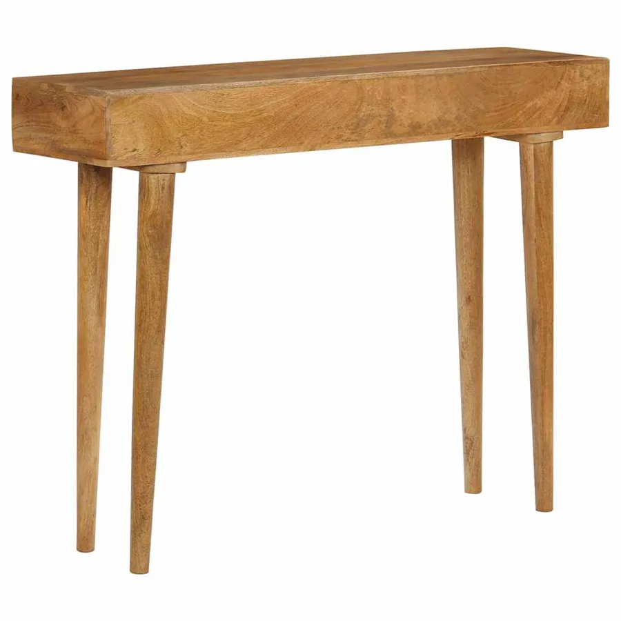 Table console Bois de manguier massif 102x30x79 cm - 4