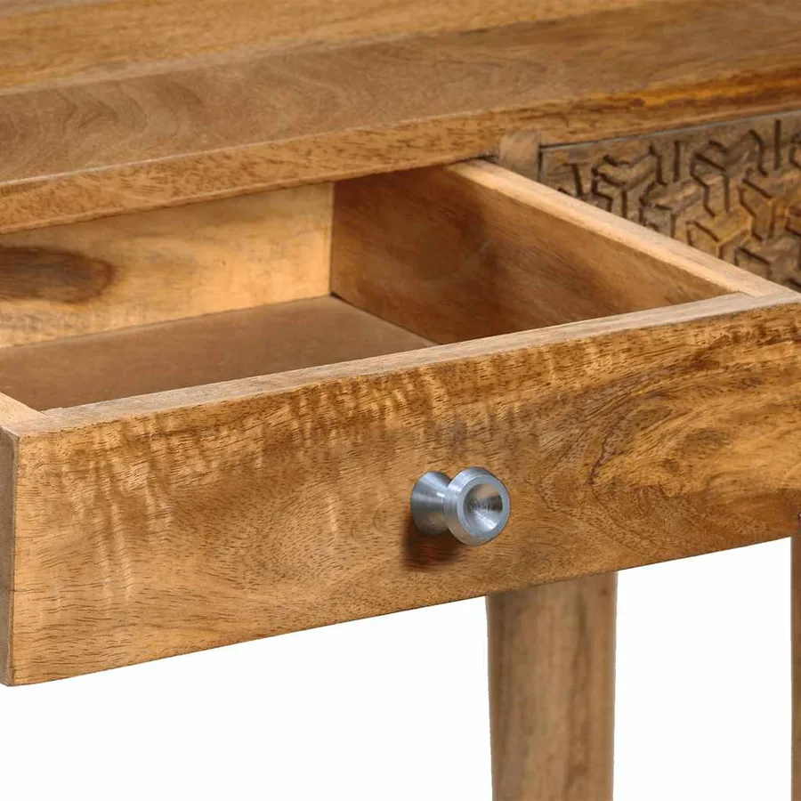 Table console Bois de manguier massif 102x30x79 cm - 7