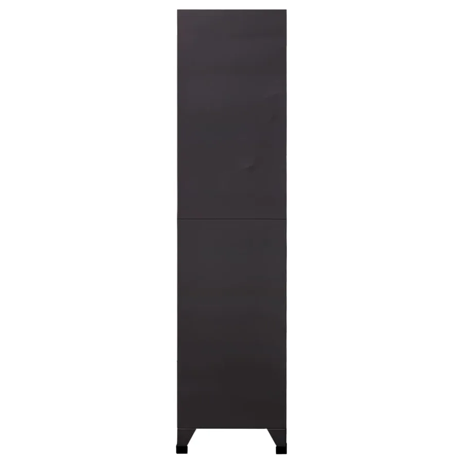 Armoire à casiers Anthracite 90x45x180 cm Acier - 4