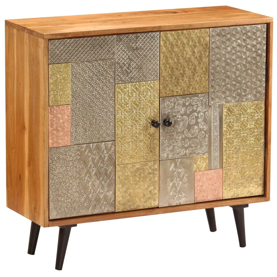 Buffet 80x30x75 cm Bois d'acacia massif - 10
