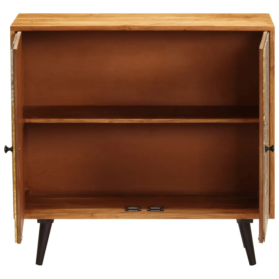 Buffet 80x30x75 cm Bois d'acacia massif - 3
