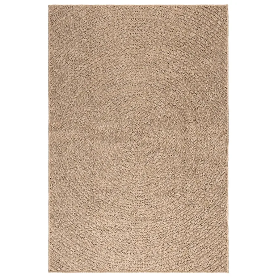 Tapis 120x170 cm aspect jute intérieur et extérieur - 3