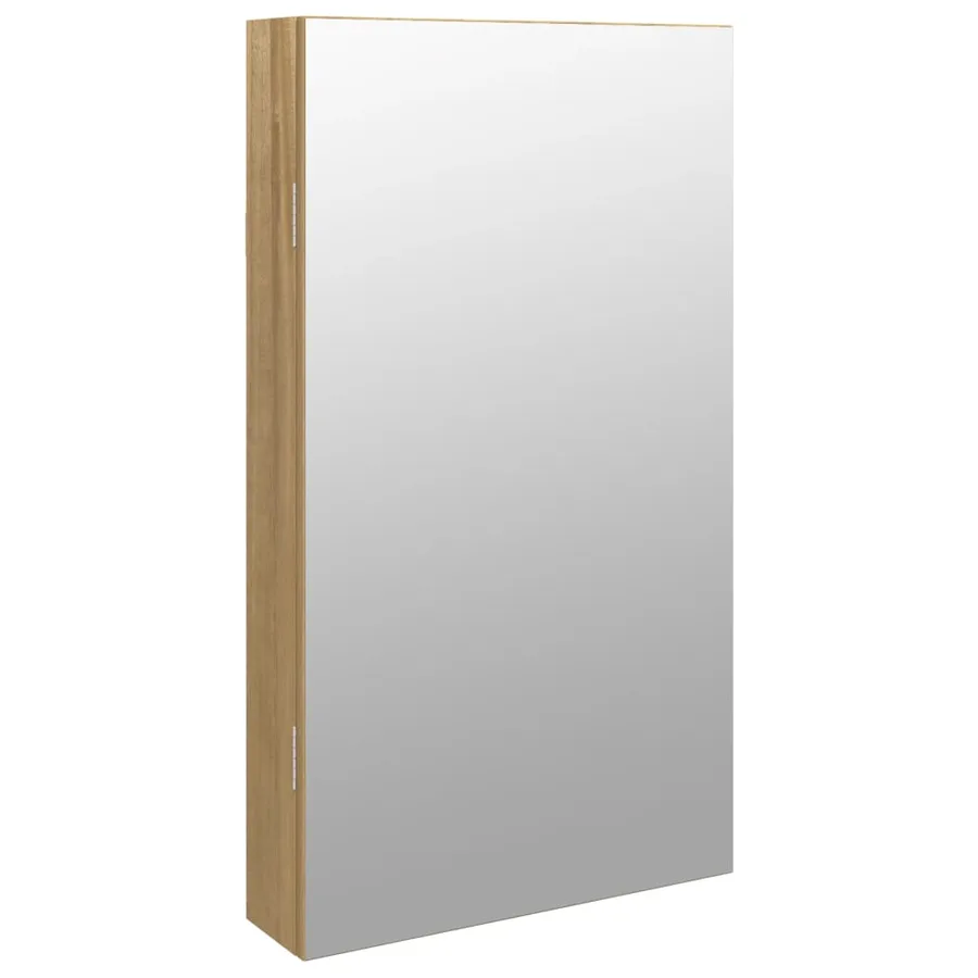 Armoire à bijoux avec miroir et éclairage LED mural - 2