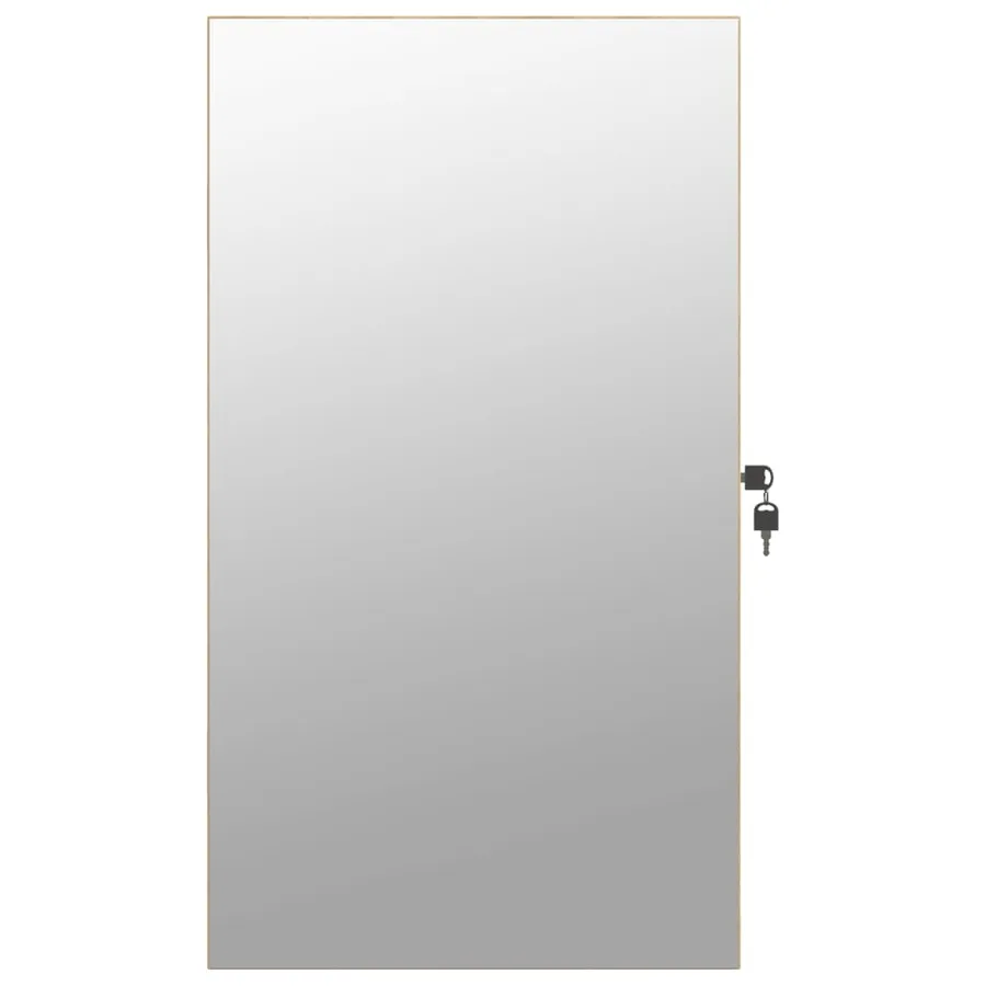 Armoire à bijoux avec miroir et éclairage LED mural - 4