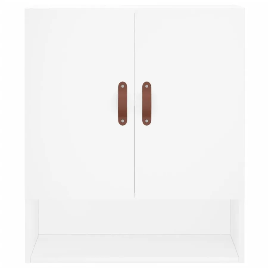 Armoire murale blanc 60x31x70 cm bois d'ingénierie - 5