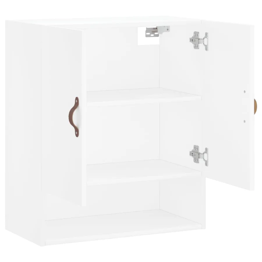 Armoire murale blanc 60x31x70 cm bois d'ingénierie - 6