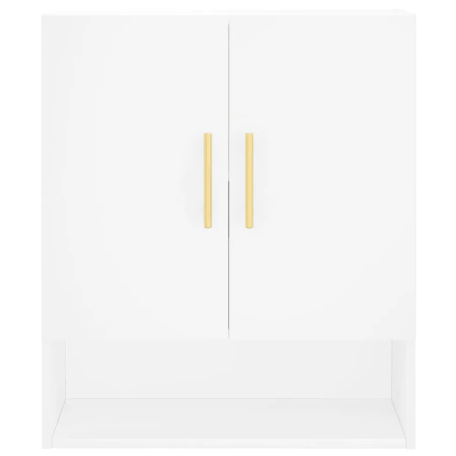 Armoire murale blanc 60x31x70 cm bois d'ingénierie - 5