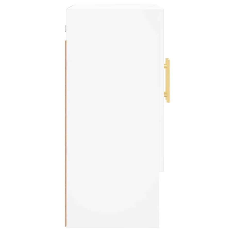 Armoire murale blanc 60x31x70 cm bois d'ingénierie - 7