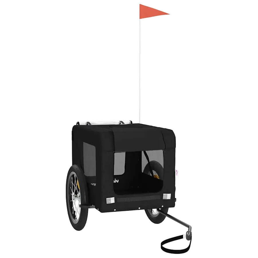 Remorque de vélo pour animaux de compagnie noir - 3