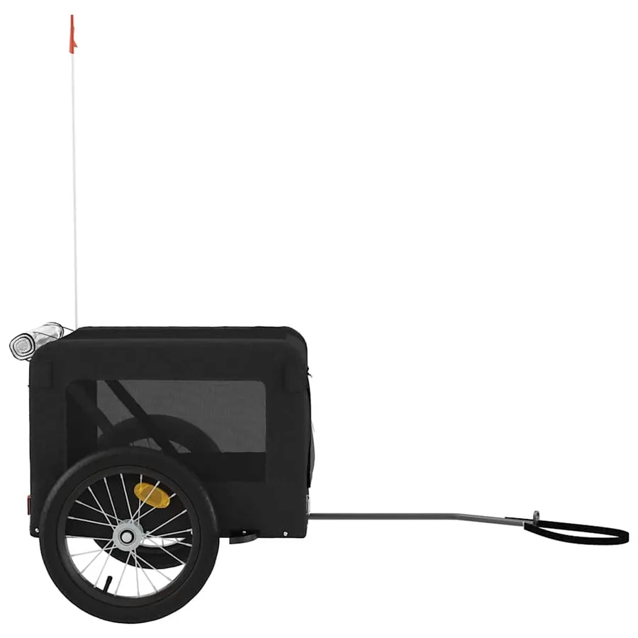 Remorque de vélo pour animaux de compagnie noir - 7