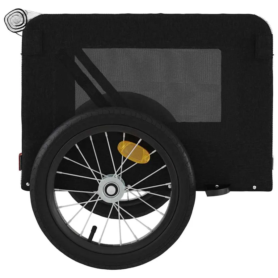 Remorque de vélo pour animaux de compagnie noir - 8