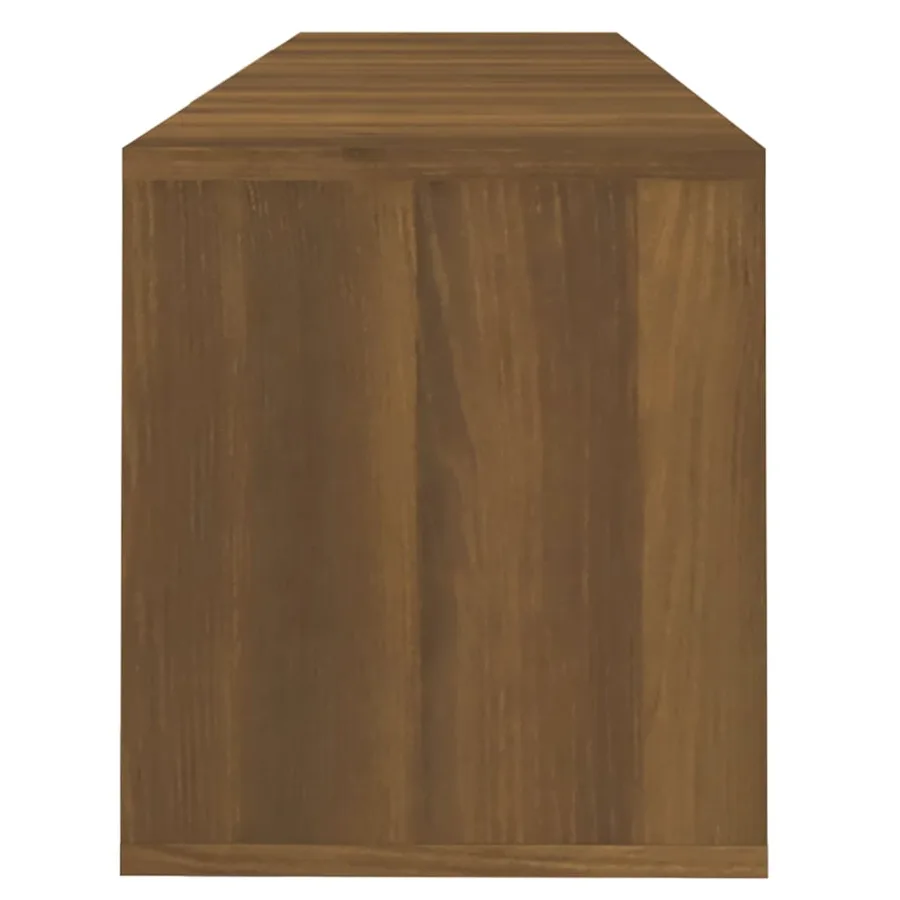 Meuble TV Chêne marron 120x30x40,5 cm Bois d'ingénierie - 7