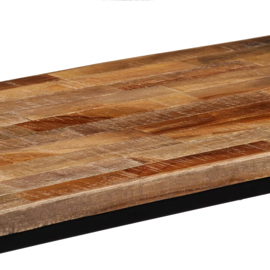 Table console Teck recyclé massif 90 x 30 x 76 cm - 6