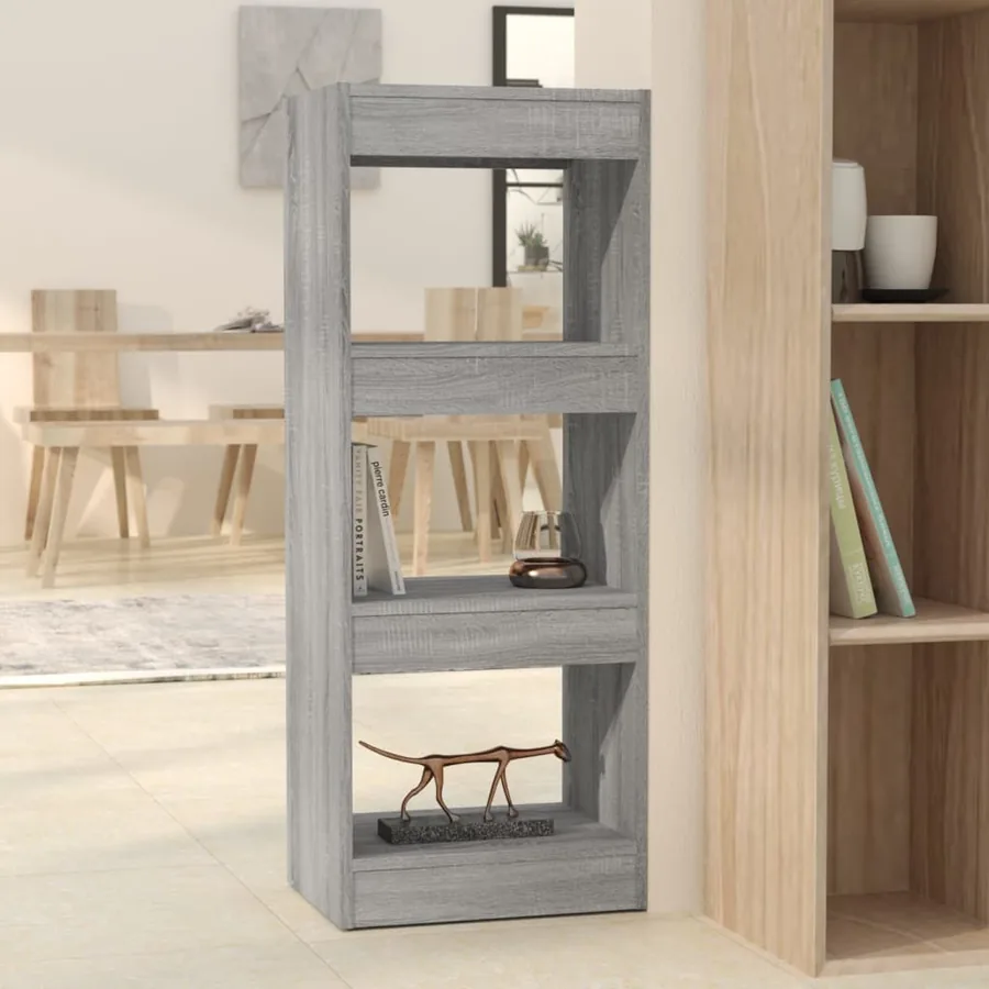 Bibliothèque/Séparateur de pièce Sonoma gris Bois d'ingénierie