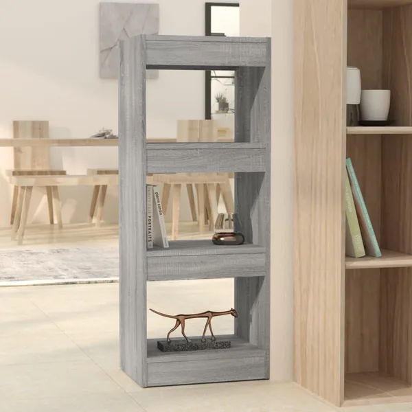 Bibliothèque/Séparateur de pièce Sonoma gris Bois d'ingénierie
