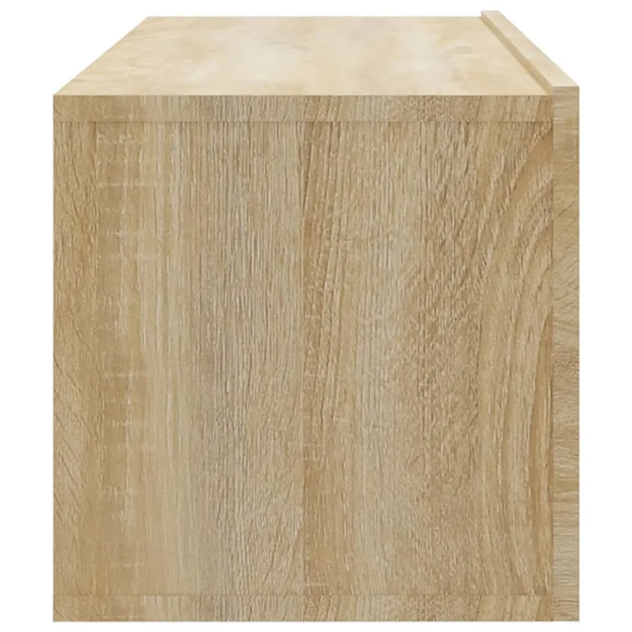 Meubles TV muraux 4 pcs chêne sonoma 100x30x30 cm - 6