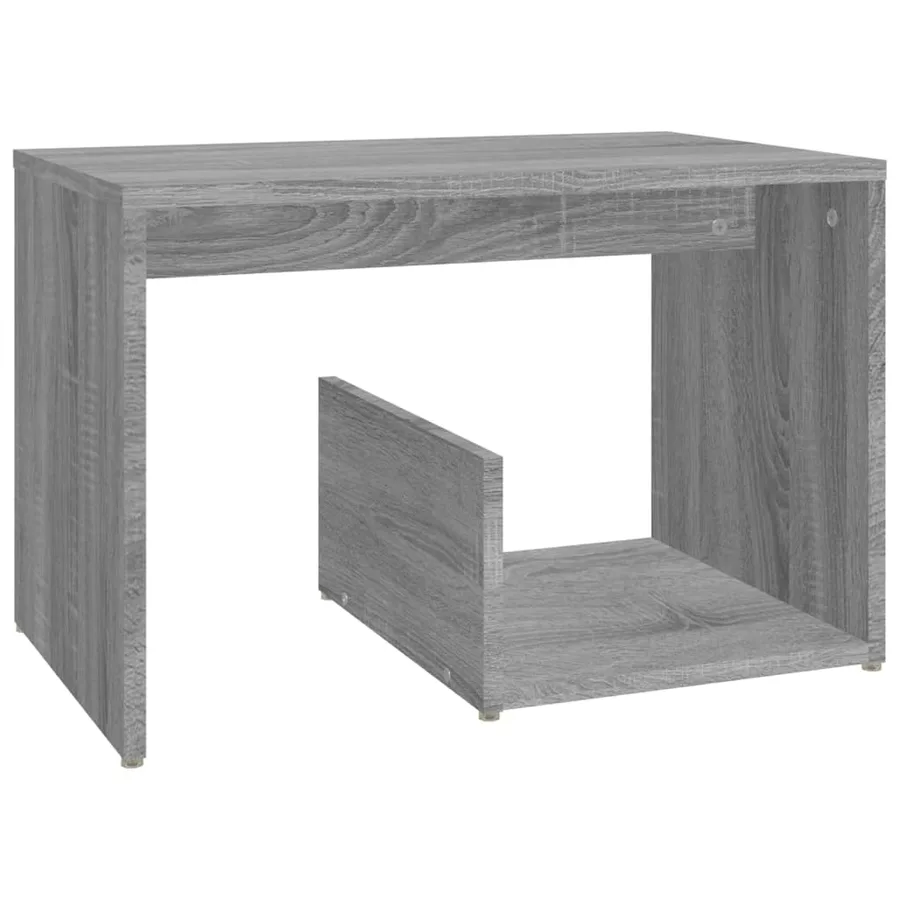 Table d'appoint Sonoma gris 59x36x38 cm Bois d'ingénierie - 2