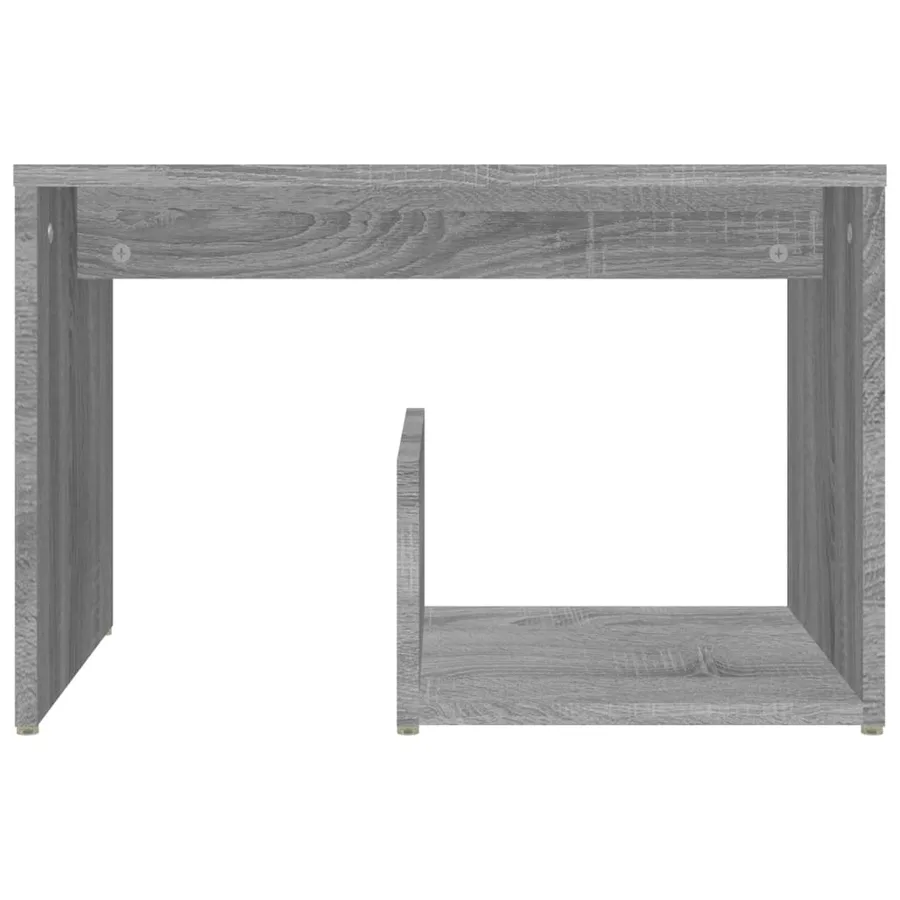 Table d'appoint Sonoma gris 59x36x38 cm Bois d'ingénierie - 4