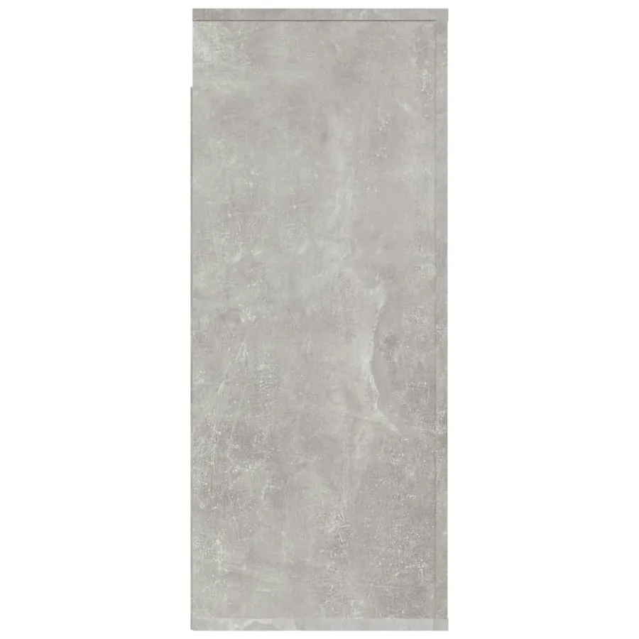 Armoire murale Gris béton 80x33x80 cm Bois d'ingénierie - 4