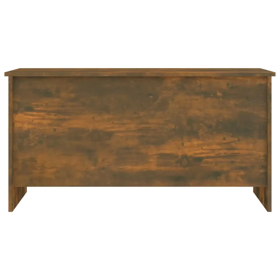 Table basse Chêne fumé 102x55,5x52,5 cm Bois d'ingénierie - 4