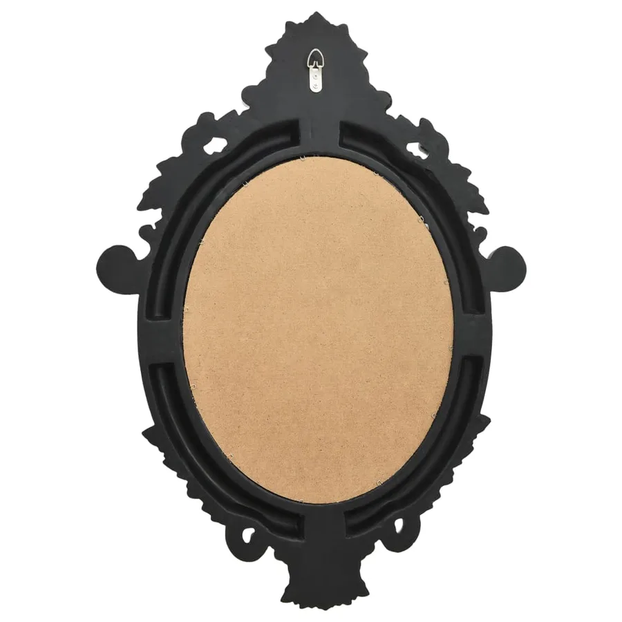 Miroir mural style château 56x76 cm Noir - 4