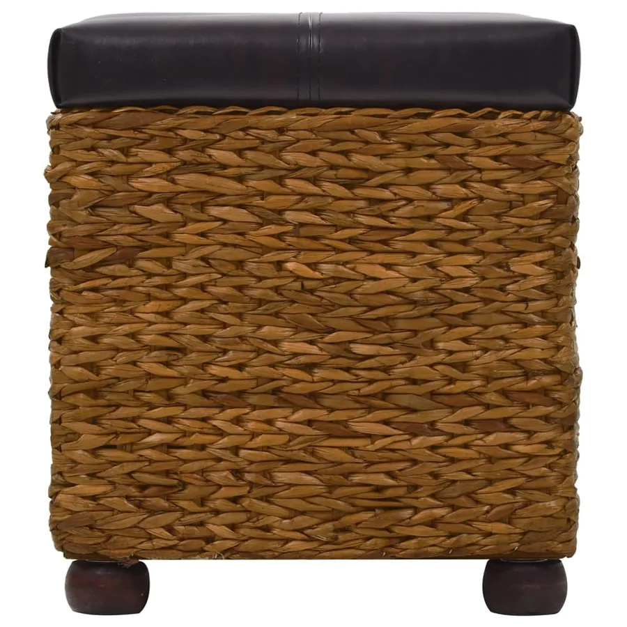 Ensemble de banc lot de 2 Jacinthe d'eau Marron - 12