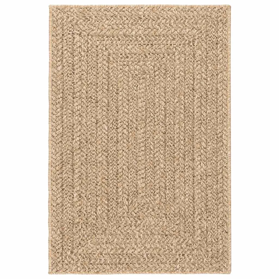 Tapis ZIZUR 140x200 cm aspect de jute intérieur et extérieur - 3