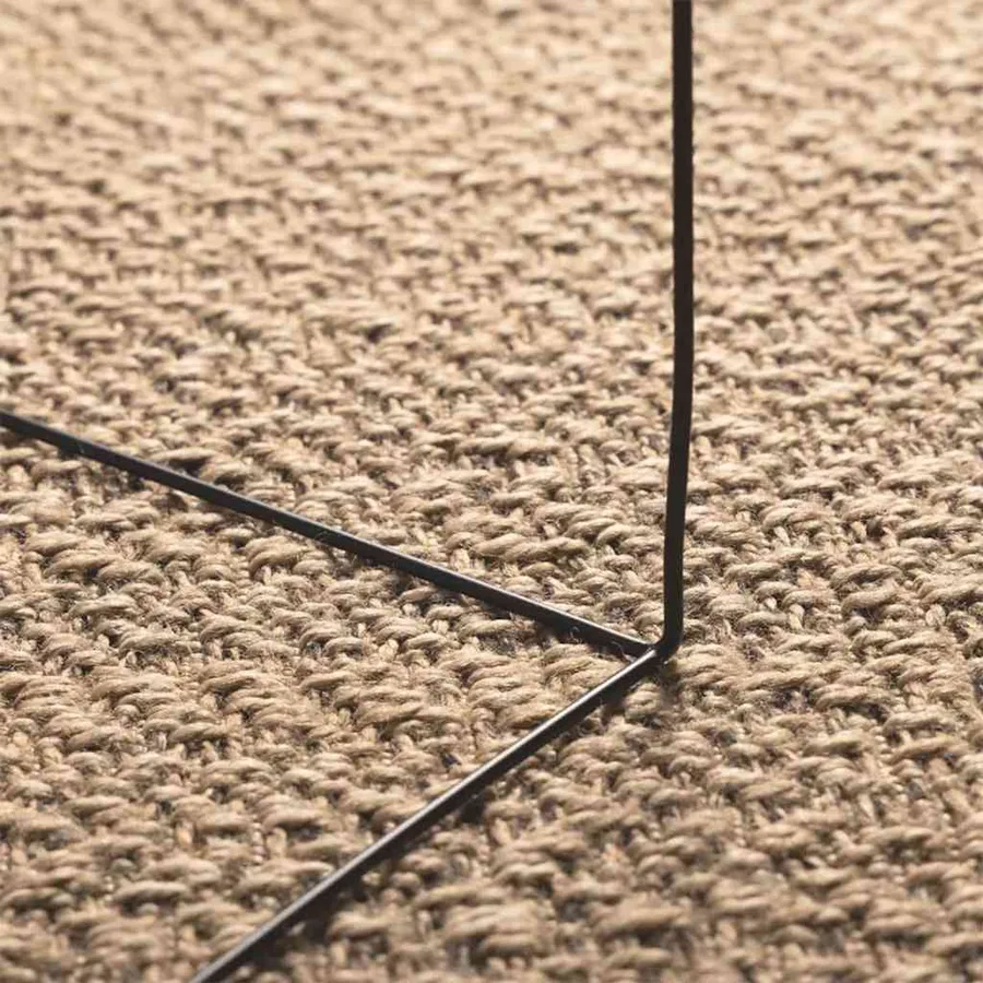 Tapis ZIZUR 140x200 cm aspect de jute intérieur et extérieur - 4