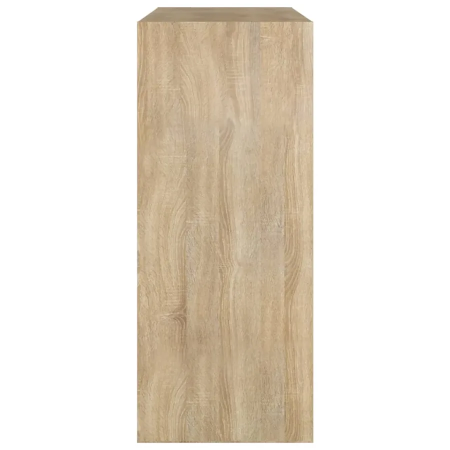 Bibliothèque/Séparateur de pièce chêne sonoma 80x30x72 cm - 4