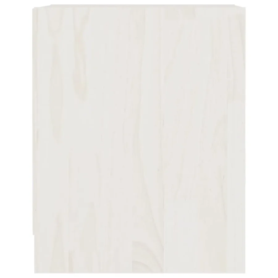 Tables de chevet 2 pcs Blanc 35,5x33,5x41,5 cm Pin massif - 7