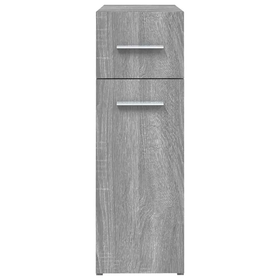 Armoire apothicaire Sonoma gris 20x45,5x60 cm Bois d'ingénierie - 5
