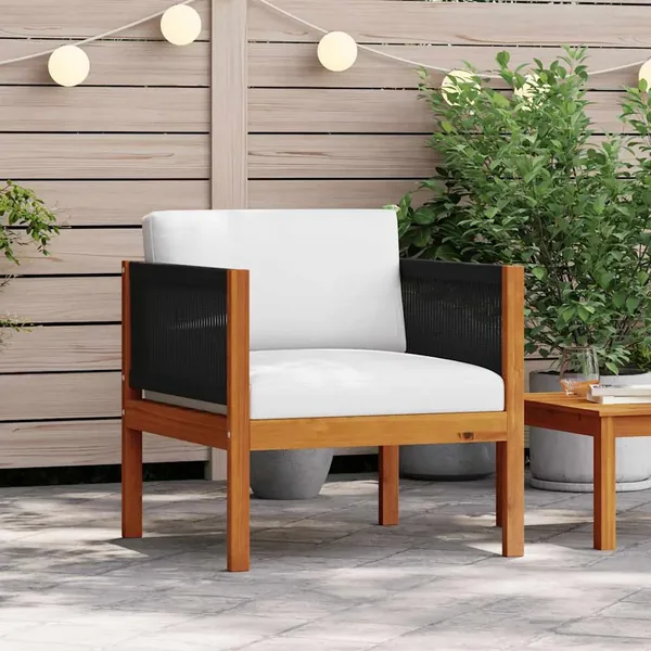 Chaises de jardin lot de 2 Bois d'acacia massif