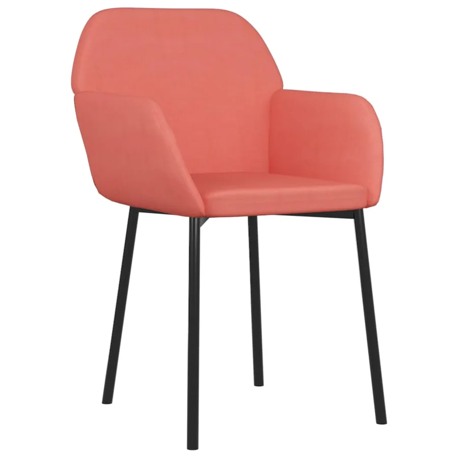 Chaises à manger lot de 2 Rose Velours - 3