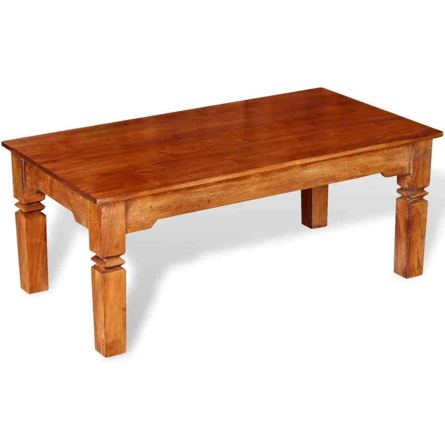 Table basse Bois massif 110 x 60 x 45 cm - 3