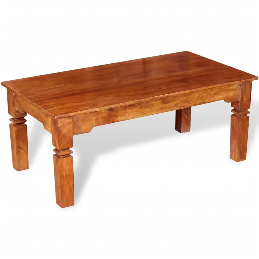 Table basse Bois massif 110 x 60 x 45 cm - 4