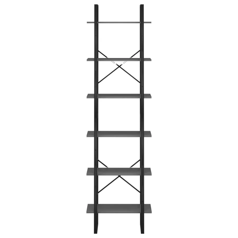 Étagère de rangement Gris 60x30x210 cm Bois d'ingénierie - 5