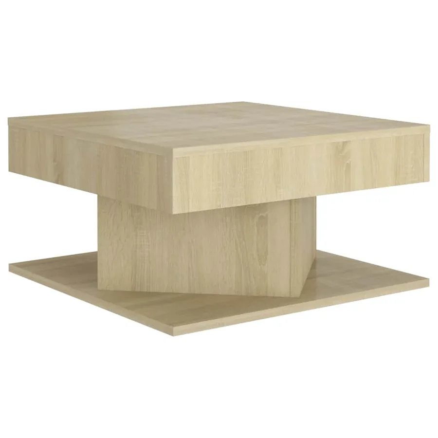 Table basse Chêne sonoma 57x57x30 cm Bois d’ingénierie - 2