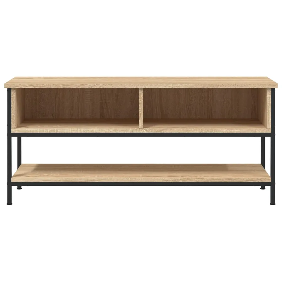 Meuble TV Chêne Sonoma 100x35x45 cm Bois d'ingénierie - 4