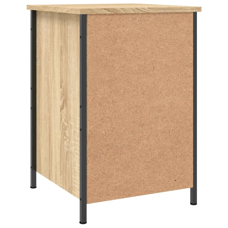 Table de chevet chêne sonoma 40x42x60 cm bois d'ingénierie - 8