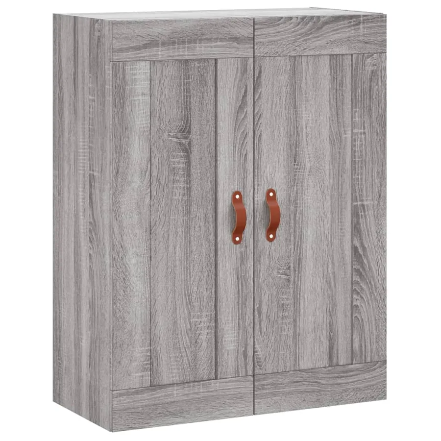 Buffet haut Sonoma gris 69,5x34x180 cm Bois d'ingénierie - 4