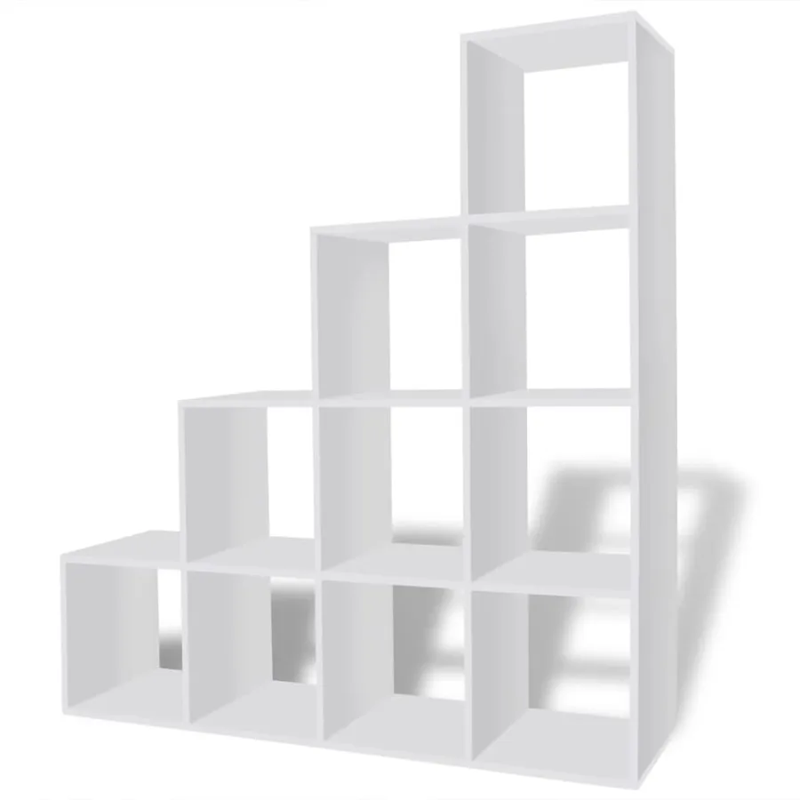 Bibliothèque/étagère 142 cm Blanc - 2