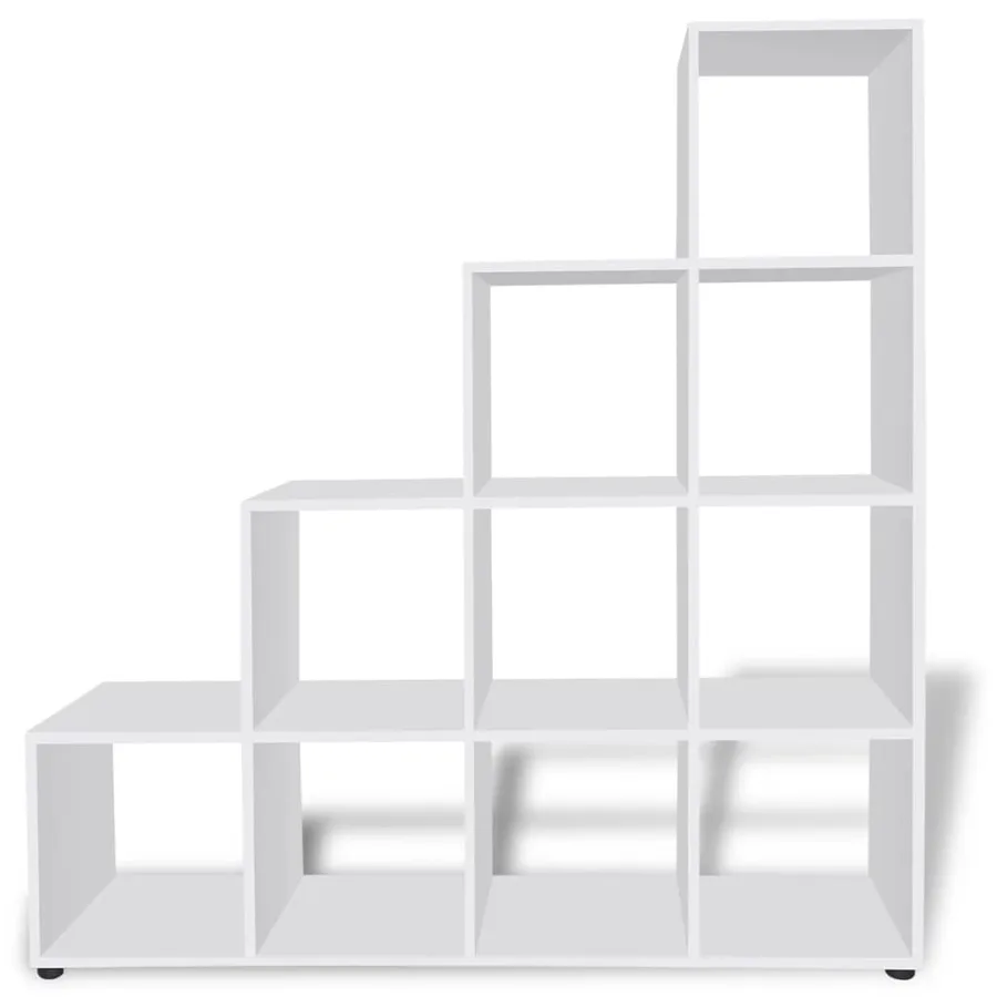 Bibliothèque/étagère 142 cm Blanc - 3