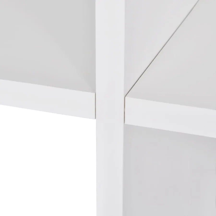 Bibliothèque/étagère 142 cm Blanc - 5